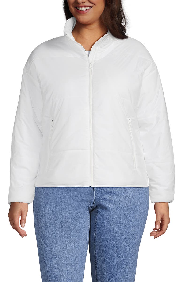 Lands' End WanderFree Insulated Jacket, Main, color, White