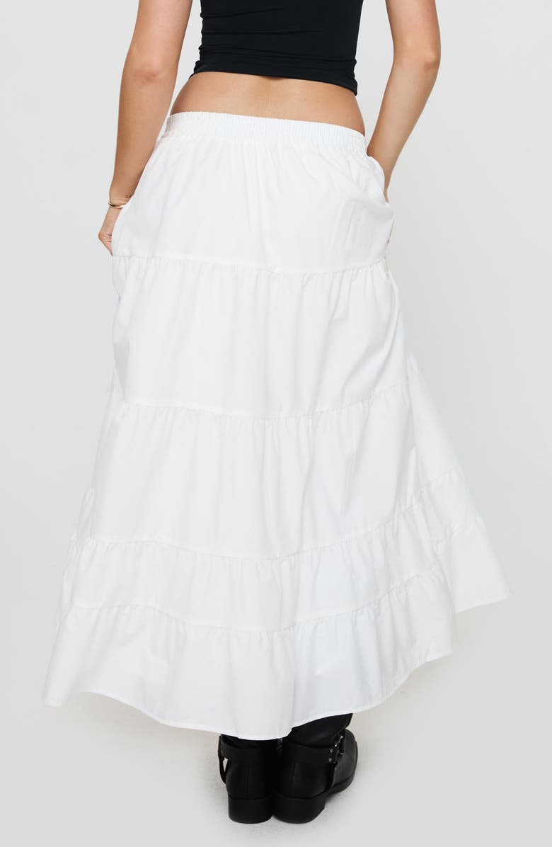 Princess Polly Garden Party Maxi Skirt, Alternate, color, White