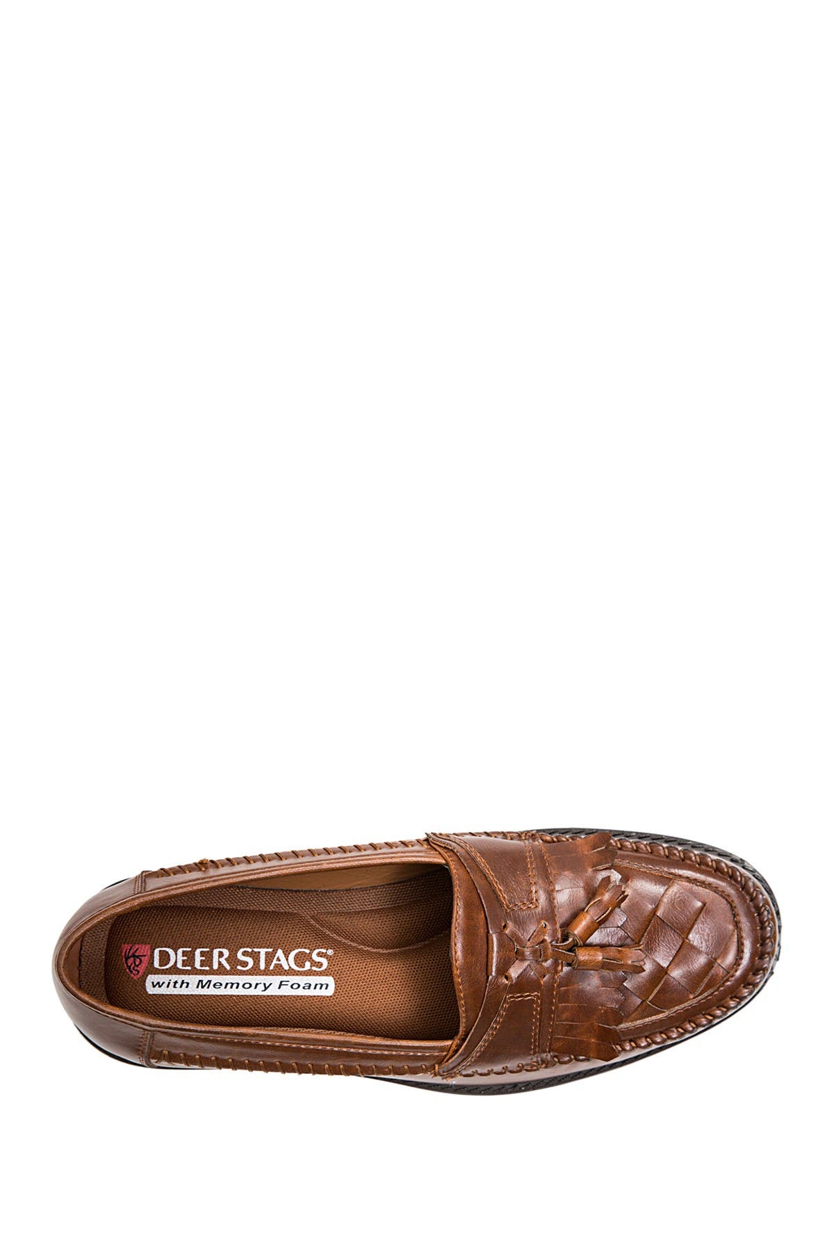Deer Stags Herman Loafer - Wide Width Available, Alternate, color, Cognac