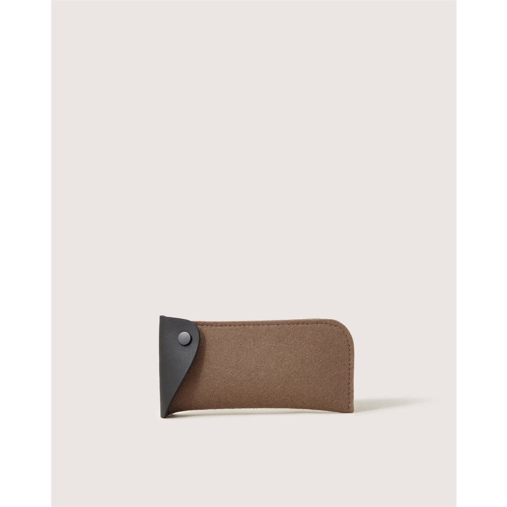 Graf & Lantz Graf Lantz Anzen Merino Wool Eyeglass Sleeve In Brown