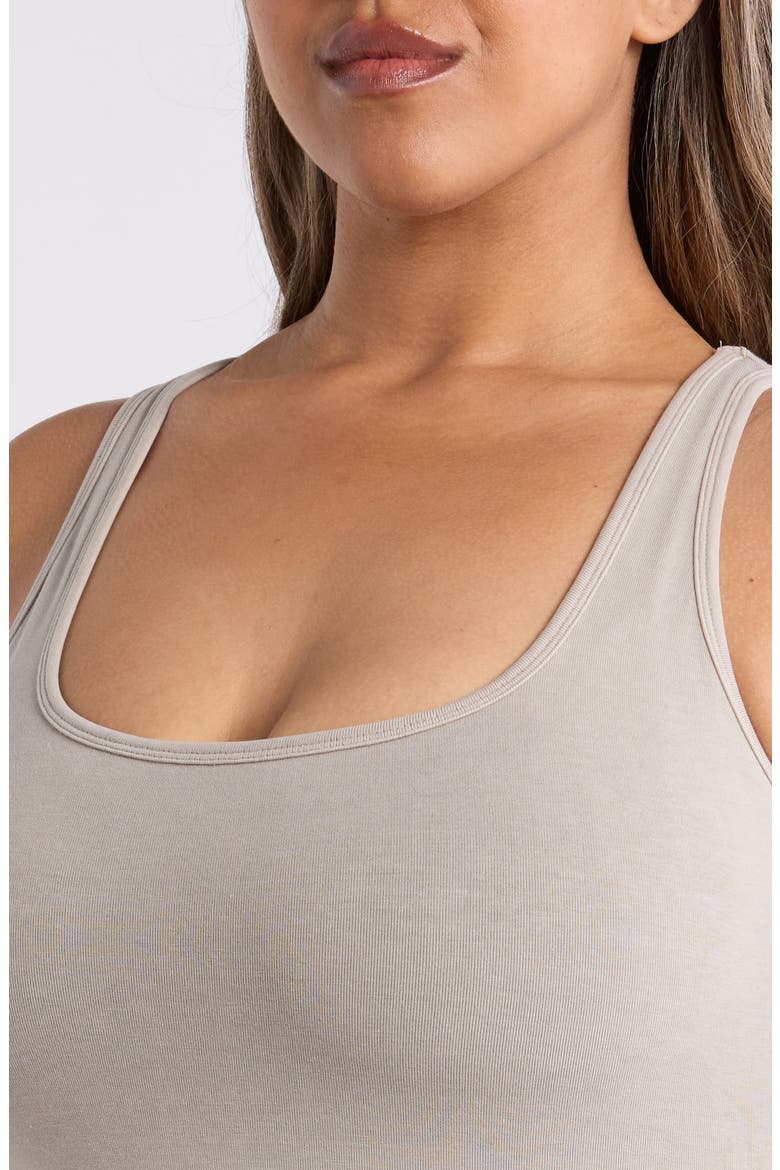 Outdoor Mid Thigh Bodysuit, Alternate, color, STONE