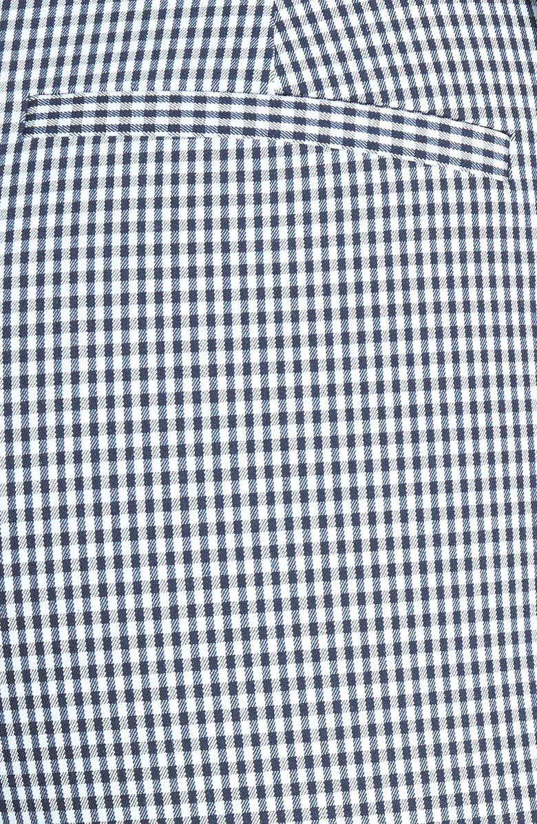 Nordstrom Collection Gingham Ankle Pants, Alternate, color,