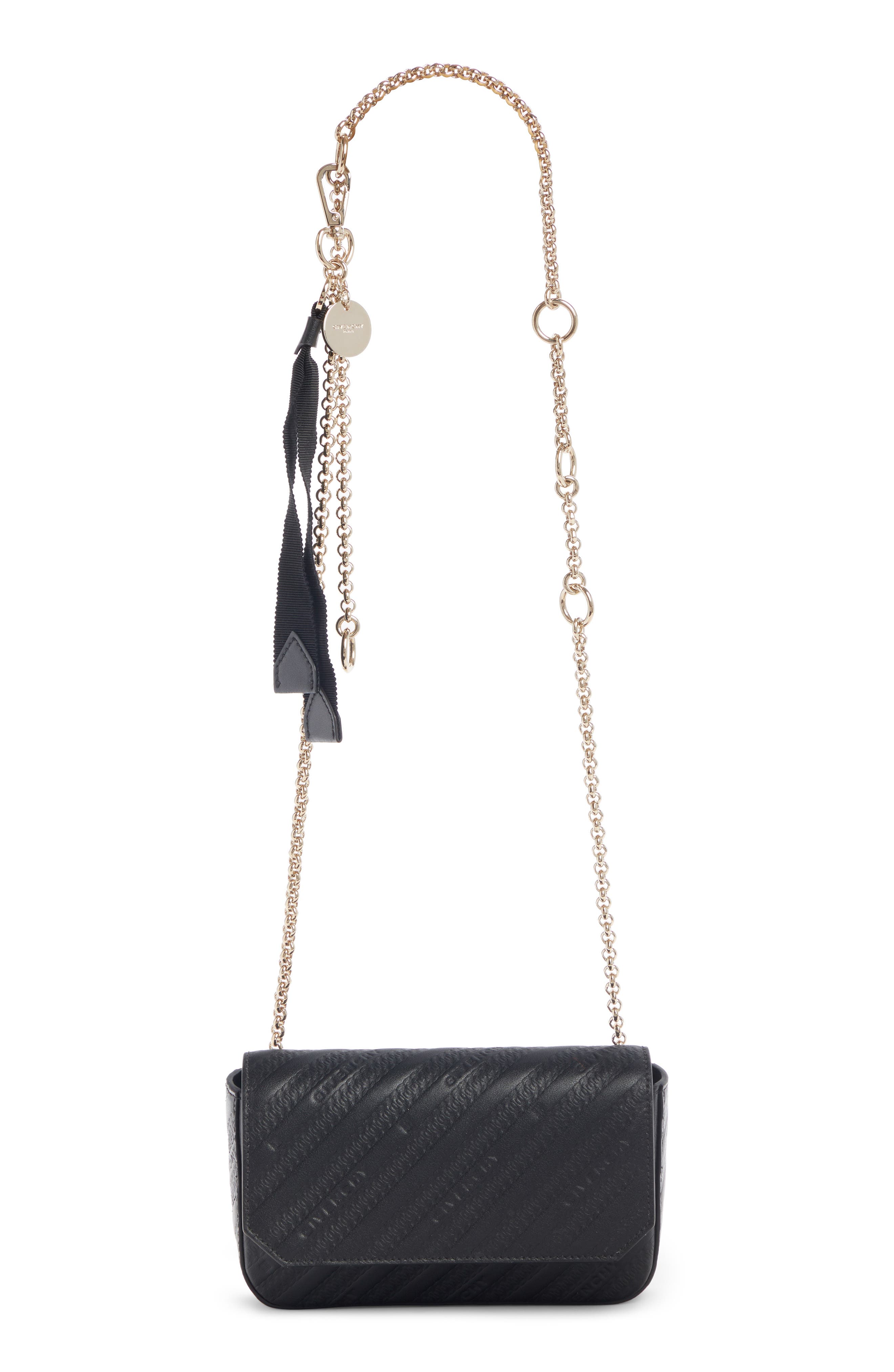 Givenchy Bond Leather Belt Bag, Main, color, 