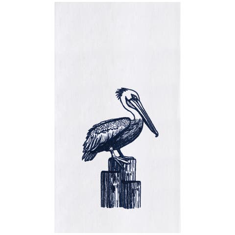 Blue Pelican Kitchen and Bathroom Embroidered Hand Towel