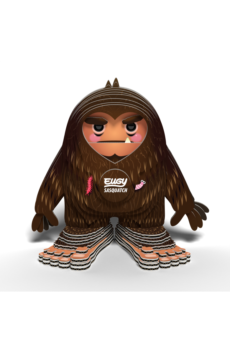Eugy Puzzles Sasquatch 3D Puzzle, Alternate, color, NO COLOR