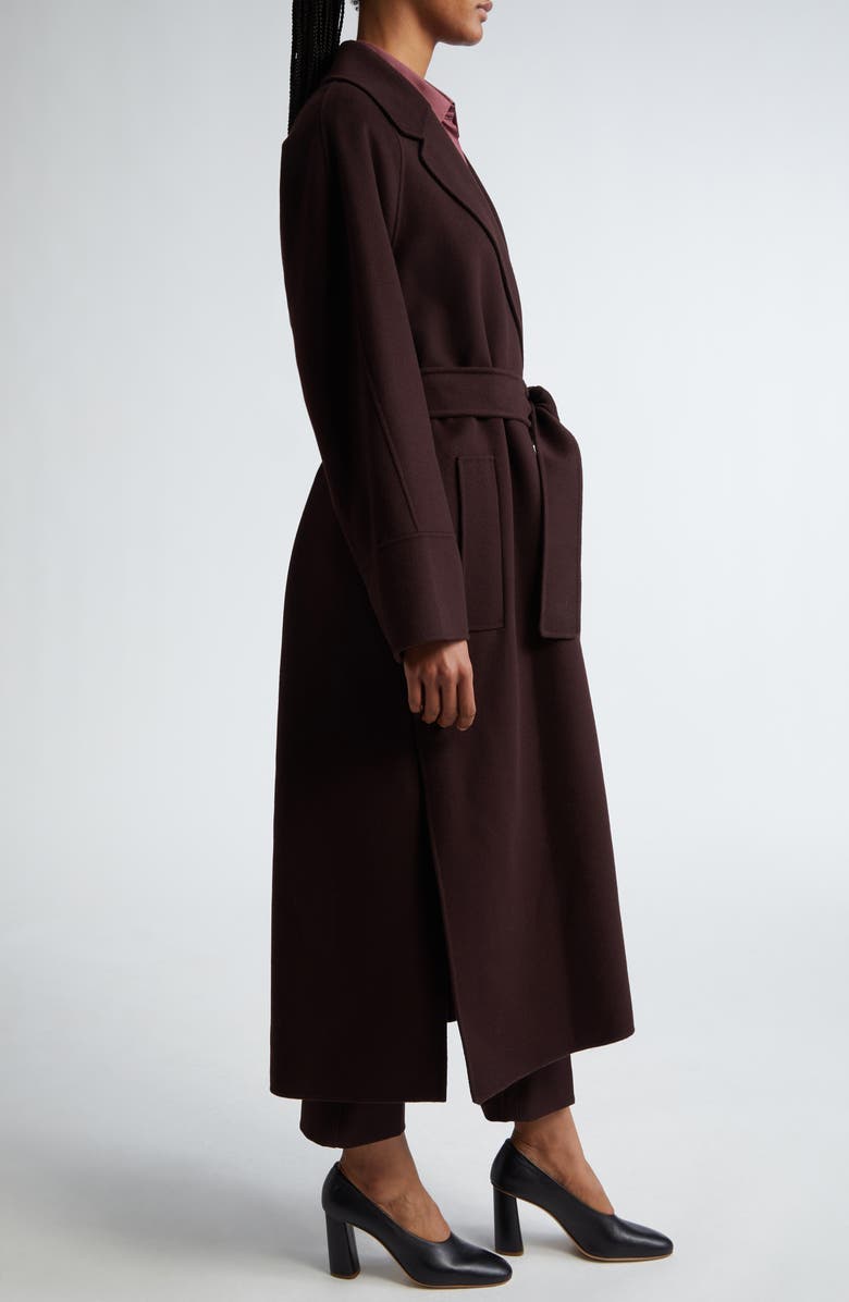 Max Mara Agata Virgin Wool Belted Coat, Alternate, color, 