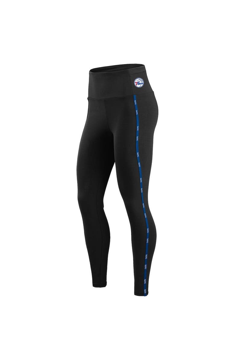 WEAR by Erin Andrews Women's WEAR by Erin Andrews Black Philadelphia 76ers Athletic Stretch Leggings, Alternate, color, 