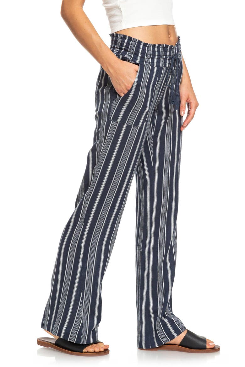 Oceanside Stripe Pants, Alternate, color, MOOD INDIGO OCEANSIDE STRIPES