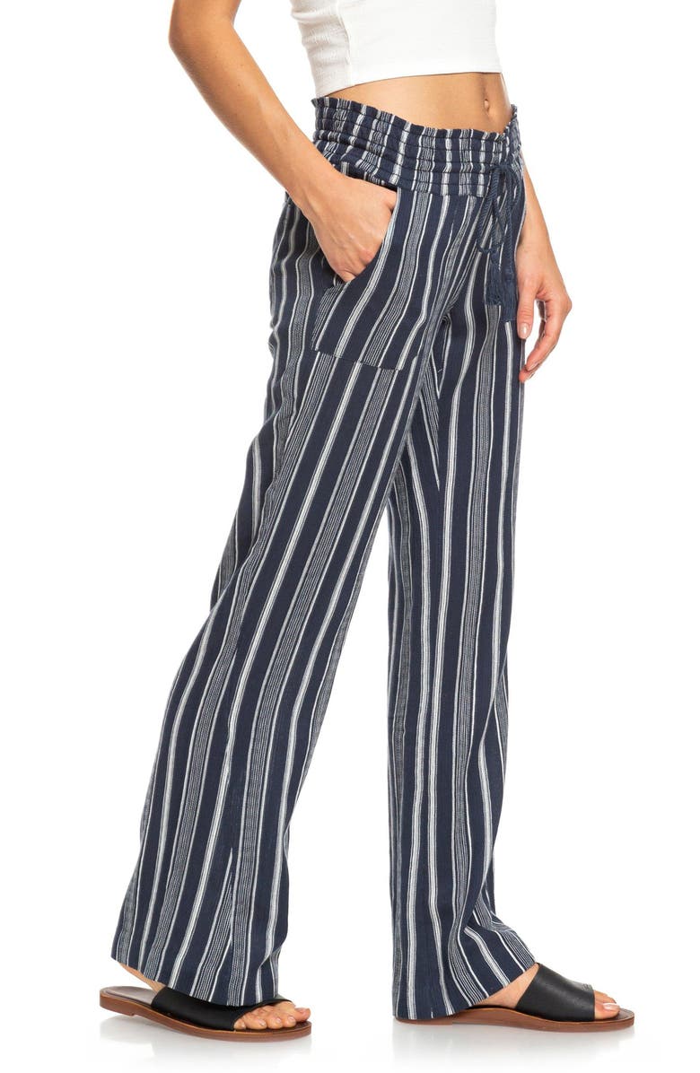 Roxy Oceanside Stripe Pants, Alternate, color,