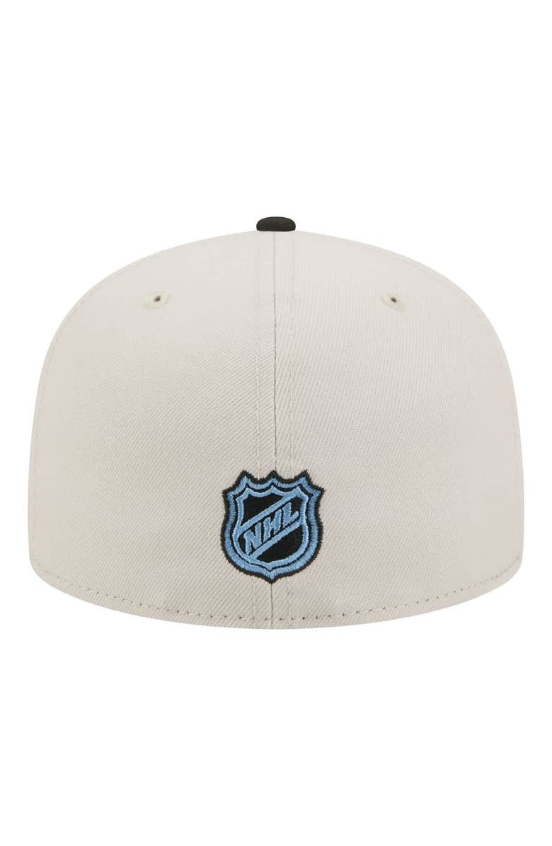New Era Men's New Era  Tan/Black Utah Mammoth Localized City Icon 59FIFTY Fitted Hat, Alternate, color, Tan
