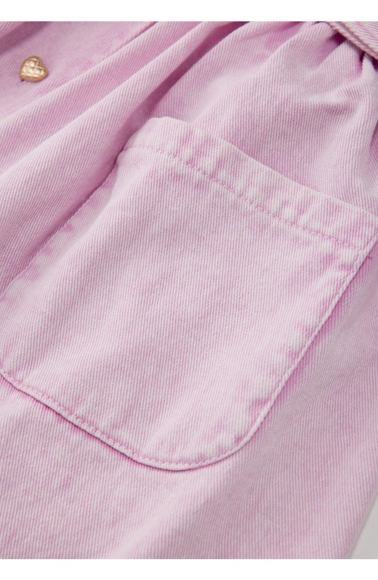Marlo Kids Catalina Denim Mini Dress, Alternate, color, Pink