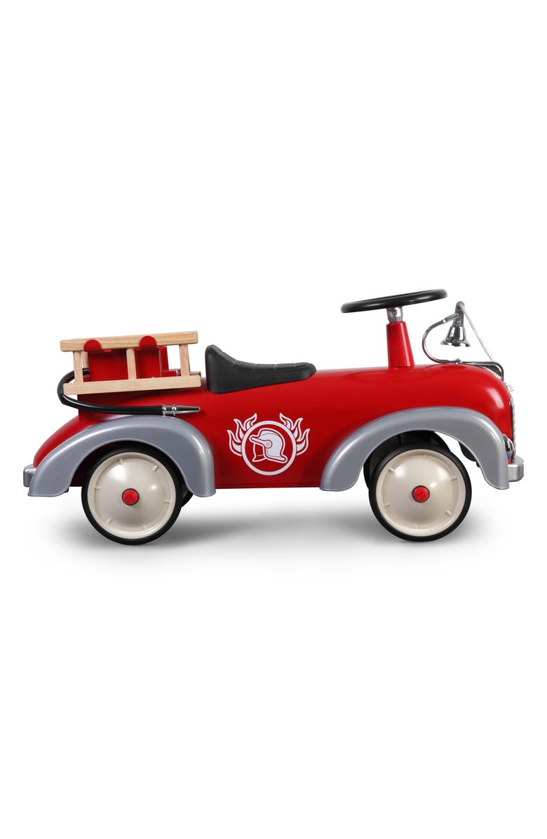 Baghera The Speedster Firetruck Ride-On Car, Alternate, color, Red