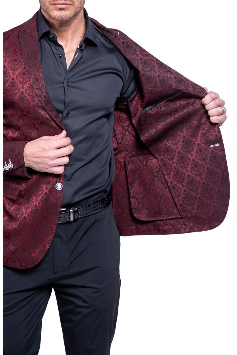 Descartes Ascension2184 Unconstructed Blazer, Alternate, color, RED