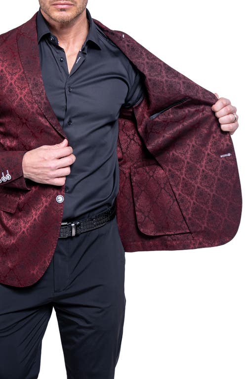 Maceoo Descartes Ascension2184 Unconstructed Blazer In Red