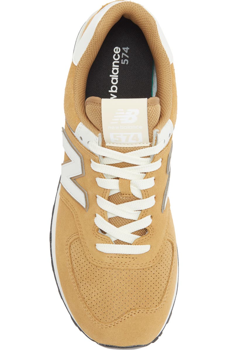 New Balance Gender Inclusive 574 Sneaker, Alternate, color, Desert Clay/ Sea Salt