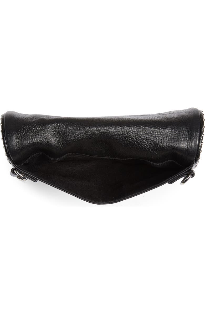 Zadig & Voltaire Rock Nano Leather Crossbody Bag, Alternate, color,