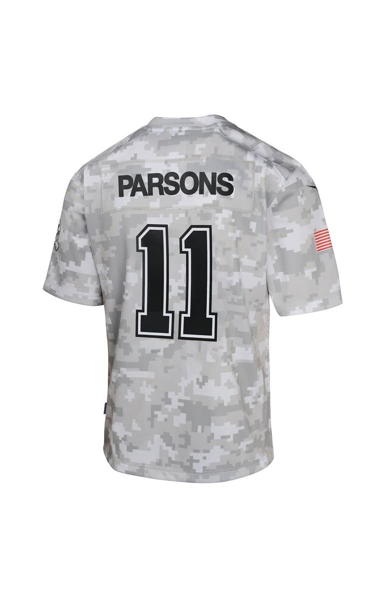 Nike Youth Nike Micah Parsons Arctic Camo Dallas Cowboys 2024 Salute to Service Game Jersey, Alternate, color, 