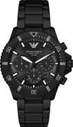 Emporio Armani World Explorer Solar Chronograph Bracelet Watch, 43.5mm
