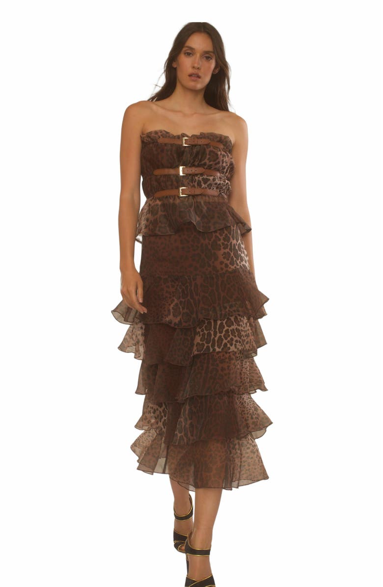 Cynthia Rowley Prim Silk Organza Skirt, Alternate, color, 