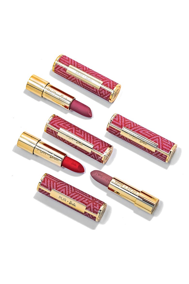 PUR x Barbie Iconic Lipstick Trailblazer - Nude, Alternate, color, NUDE