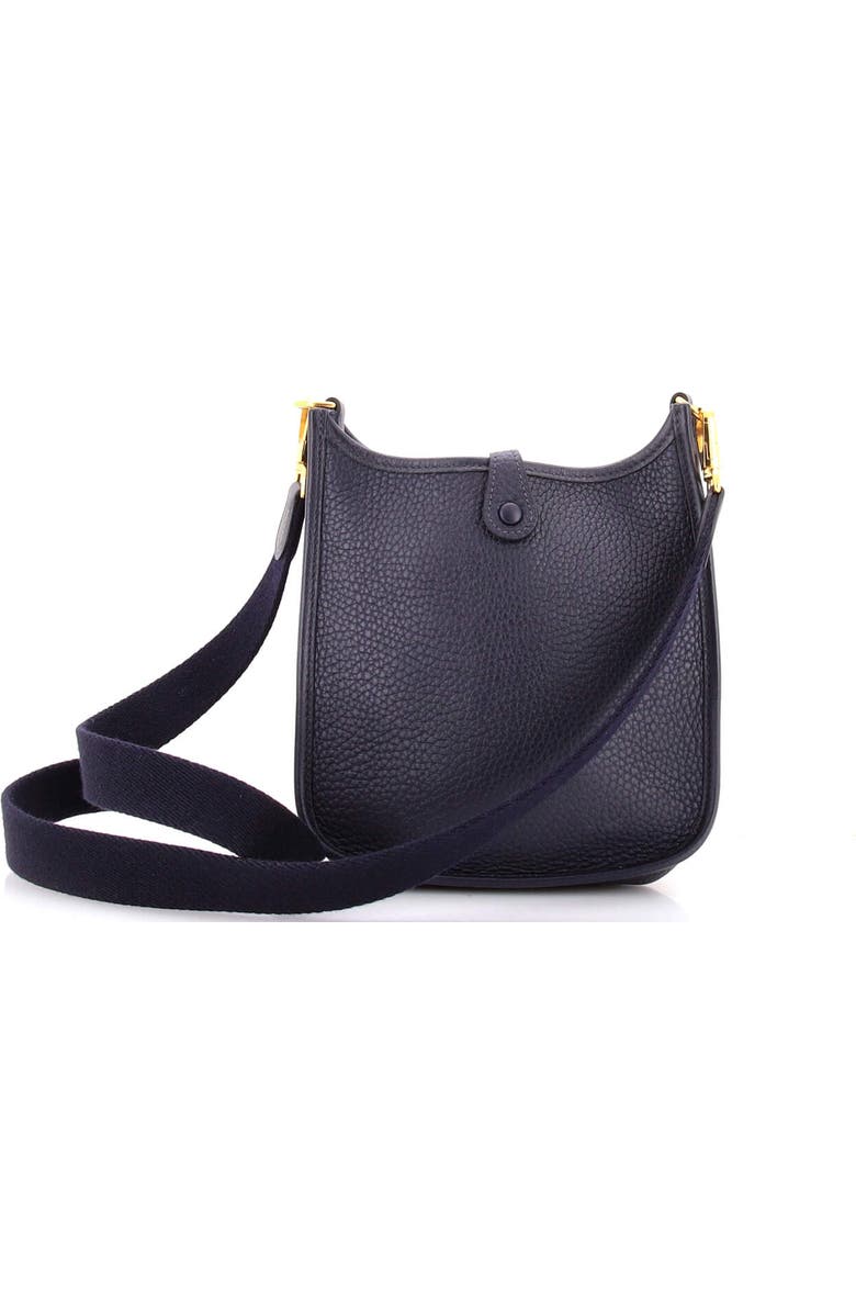 Pre-Owned Hermes Evelyne Bag Gen III Clemence TPM, Alternate, color, Bleu Nuit