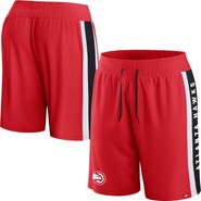 FANATICS Men's Fanatics Branded Red Atlanta Hawks Referee Iconic Mesh Shorts