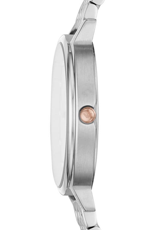 Emporio Armani Two-hand Bracelet Watch, 32mm Bracelet & Earrings Set In Transparent