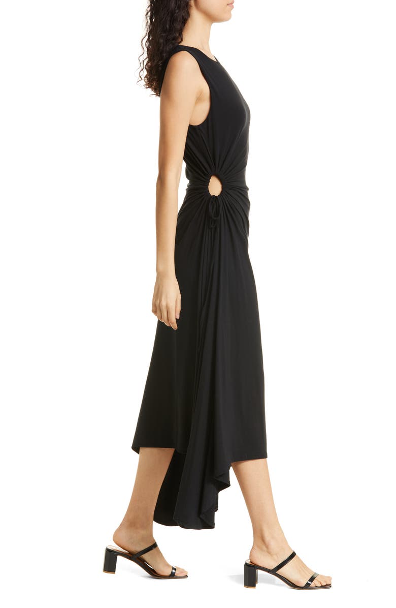 Ted Baker London Giullia Ruched Handkerchief Hem Jersey Dress, Alternate, color, 