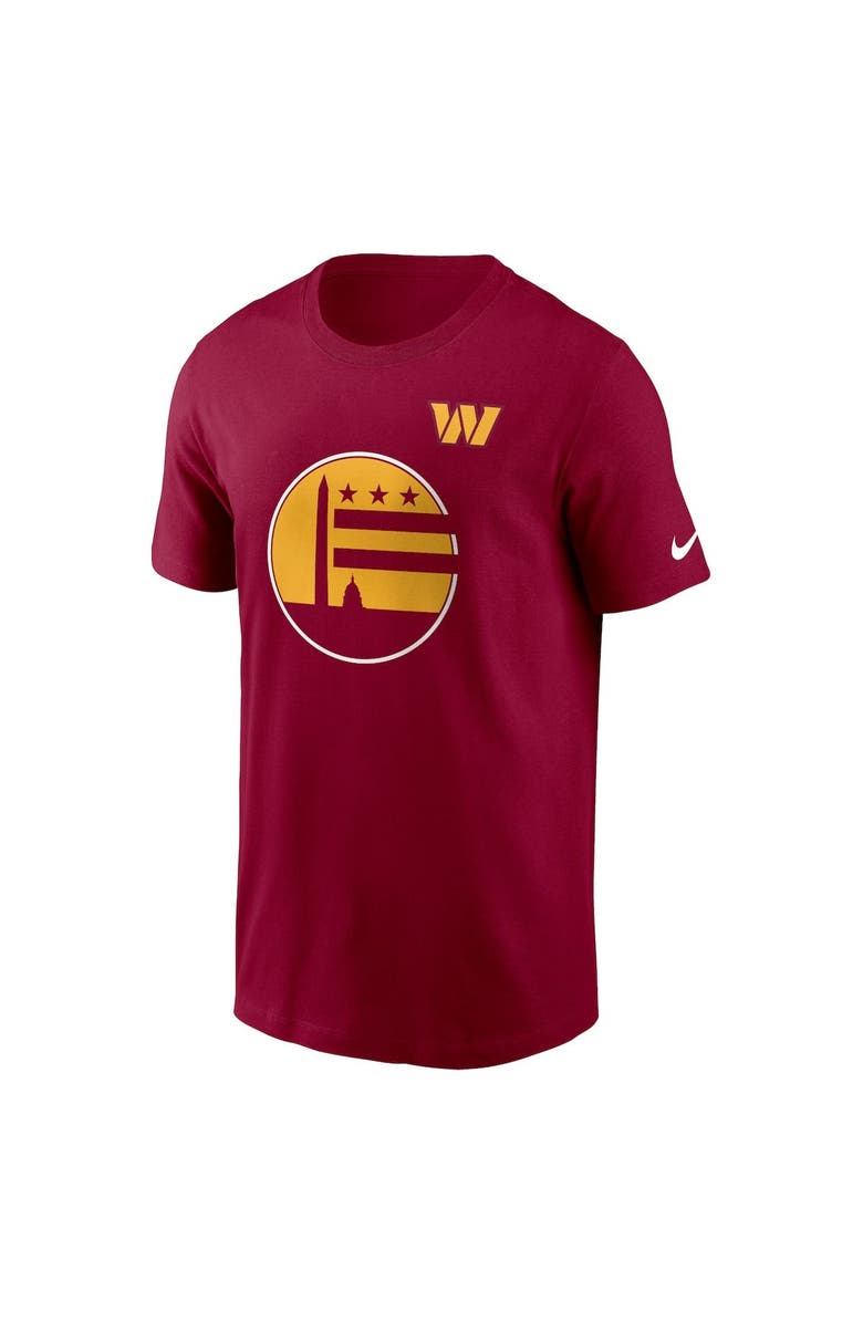 Nike Men's Nike Burgundy Washington Commanders Local Essential T-Shirt, Alternate, color,