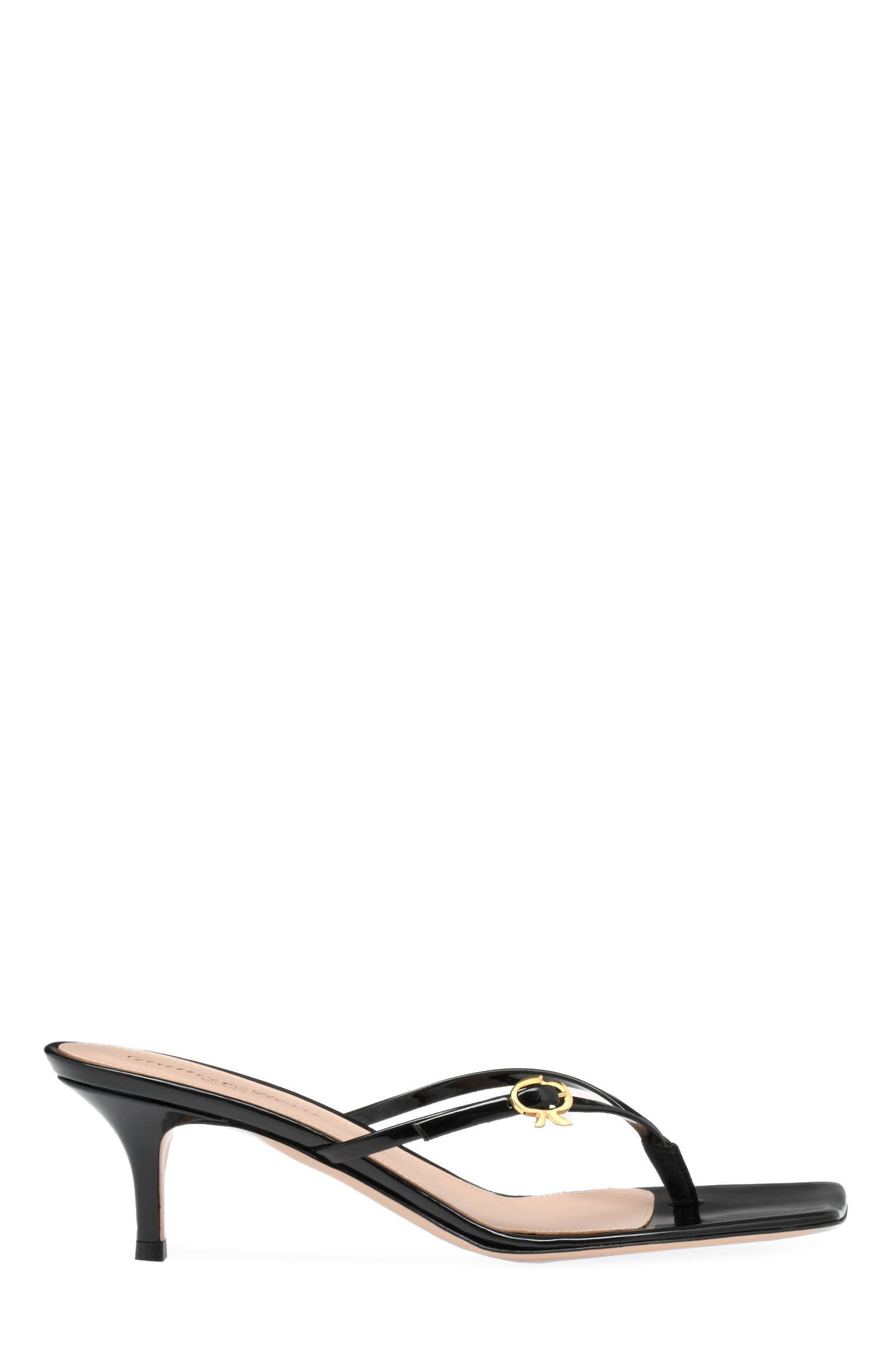 Gianvito Rossi Ribbon Thong 55 Sandals, Main, color, 