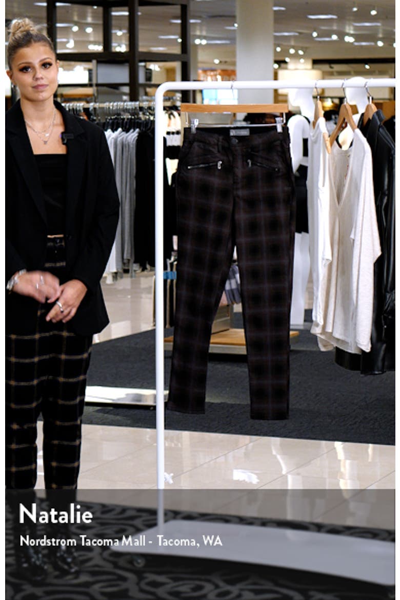 'Ab'Solution Plaid Ankle Trousers (Nordstrom Exclusive) video