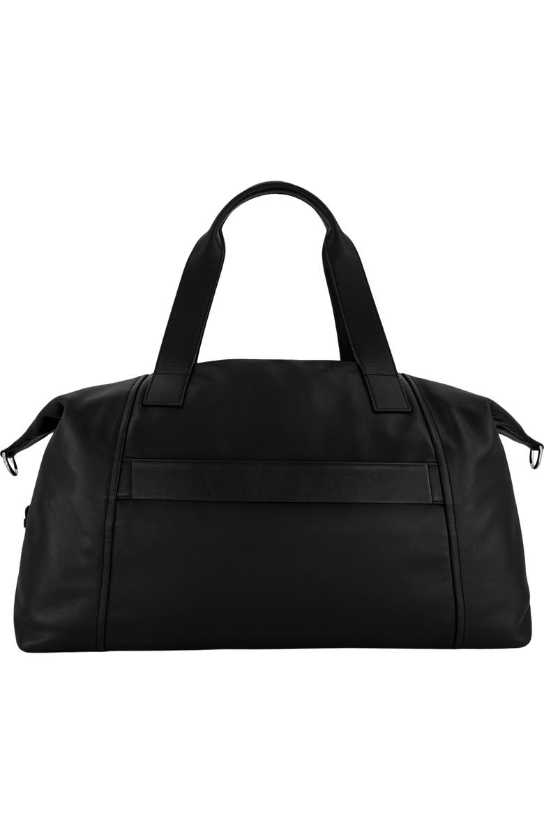 Vince Westmore Leather Duffle Bag, Alternate, color, Black