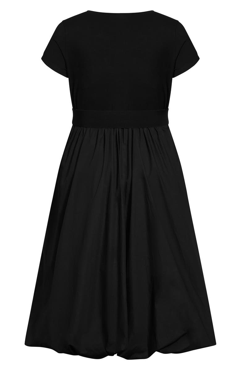 City Chic Paris Days Belted Midi Dress, Alternate, color,