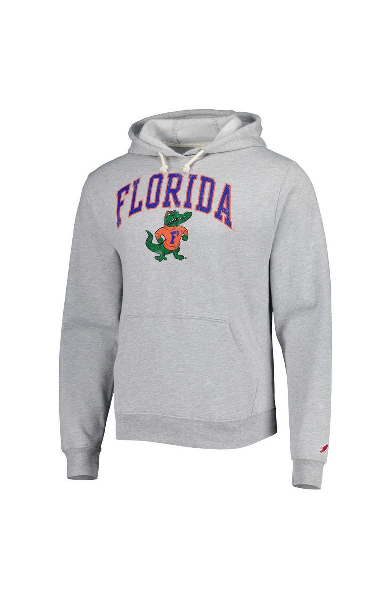LEAGUE COLLEGIATE WEAR Men's League Collegiate Wear Gray Florida Gators Arch Essential Pullover Hoodie, Alternate, color, Gray