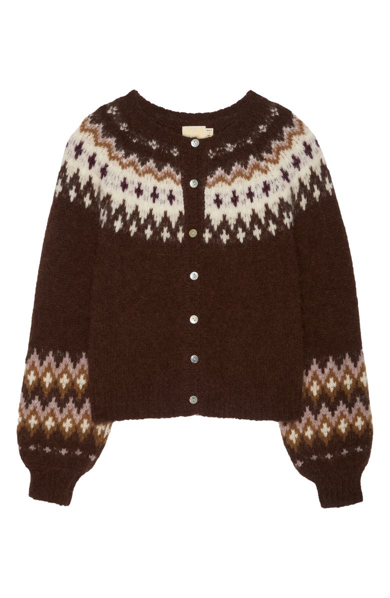 Nation LTD Lula Fair Isle Cardigan, Alternate, color,