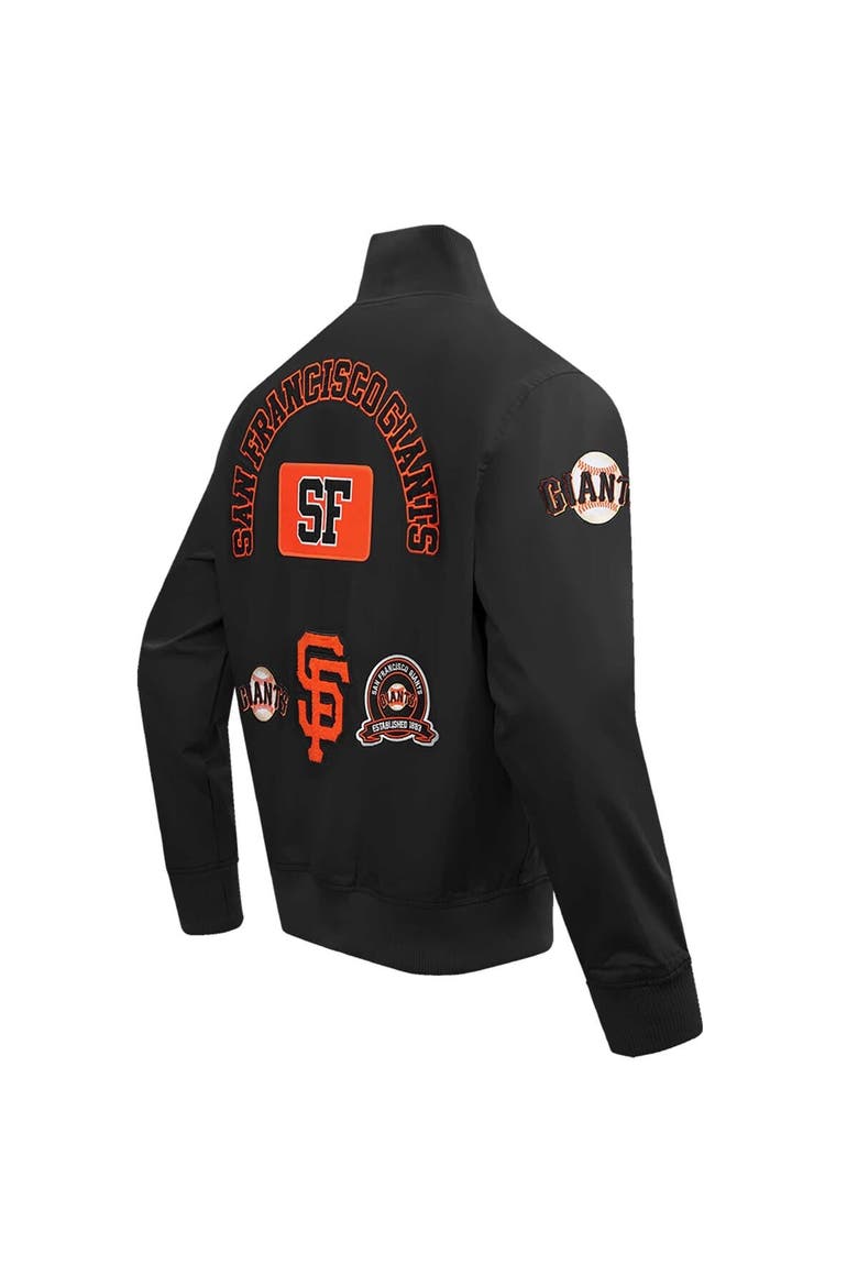 Men's Pro Standard Black San Francisco Giants Area Code Twill Full-Zip Jacket, Alternate, color, Black
