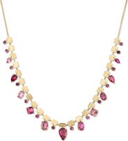 EDEN PRESLEY Tourmaline Dream Rock Candy Shine 14k Gold Pink Tourmaline Necklace