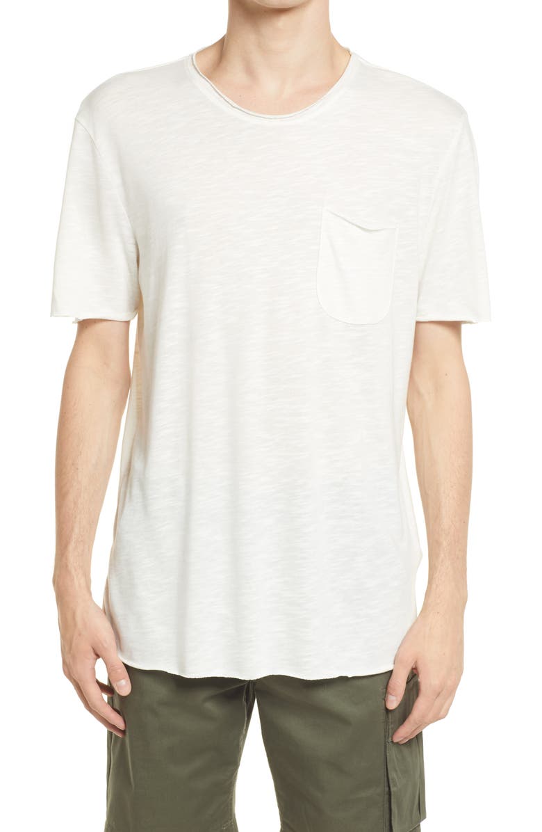 Selected Homme Men's Brook Raw Edge T-Shirt, Main, color,
