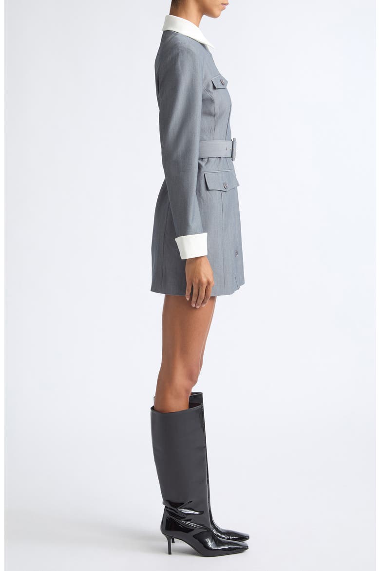 Valerie Long Sleeve Dress, Alternate, color, STEEL
