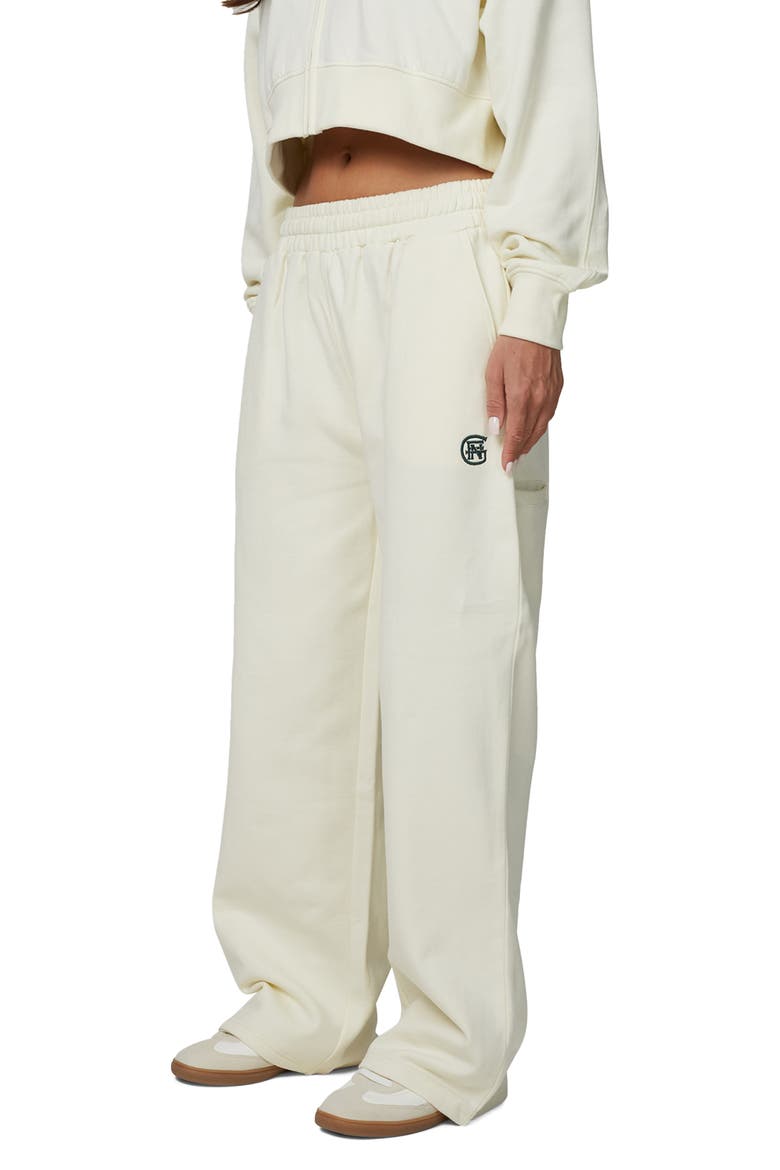Straight Leg Halftone Joggers, Alternate, color, Ivory