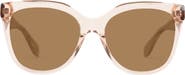 Mohala Eyewear Pikake 55mm Low Bridge Medium Width Polarized Cat Eye Sunglasses