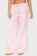 EDIKTED Annabella Low Rise Nylon Track Pants