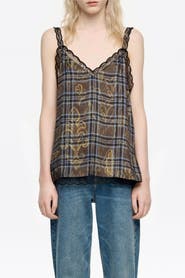 Bimba y Lola Ikatmix Lace Double-Layer Vest Top