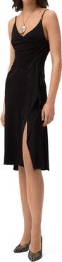 Versace Liquid Jersey Draped Dress