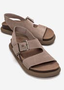 Forever & Always Shoes Jalven Leather Sandal