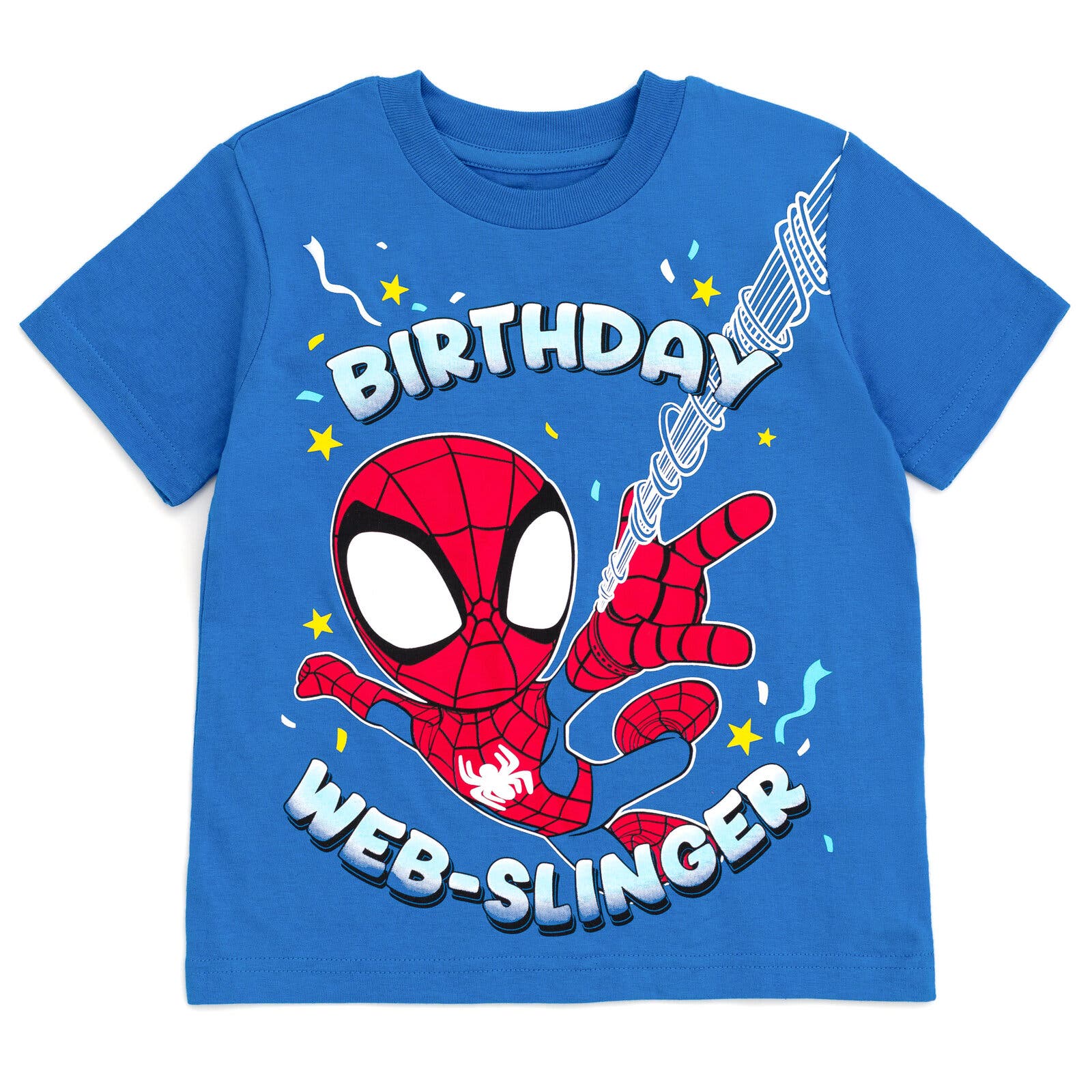 Marvel Spider-Man Birthday T-Shirt in Blue, Spiderman 