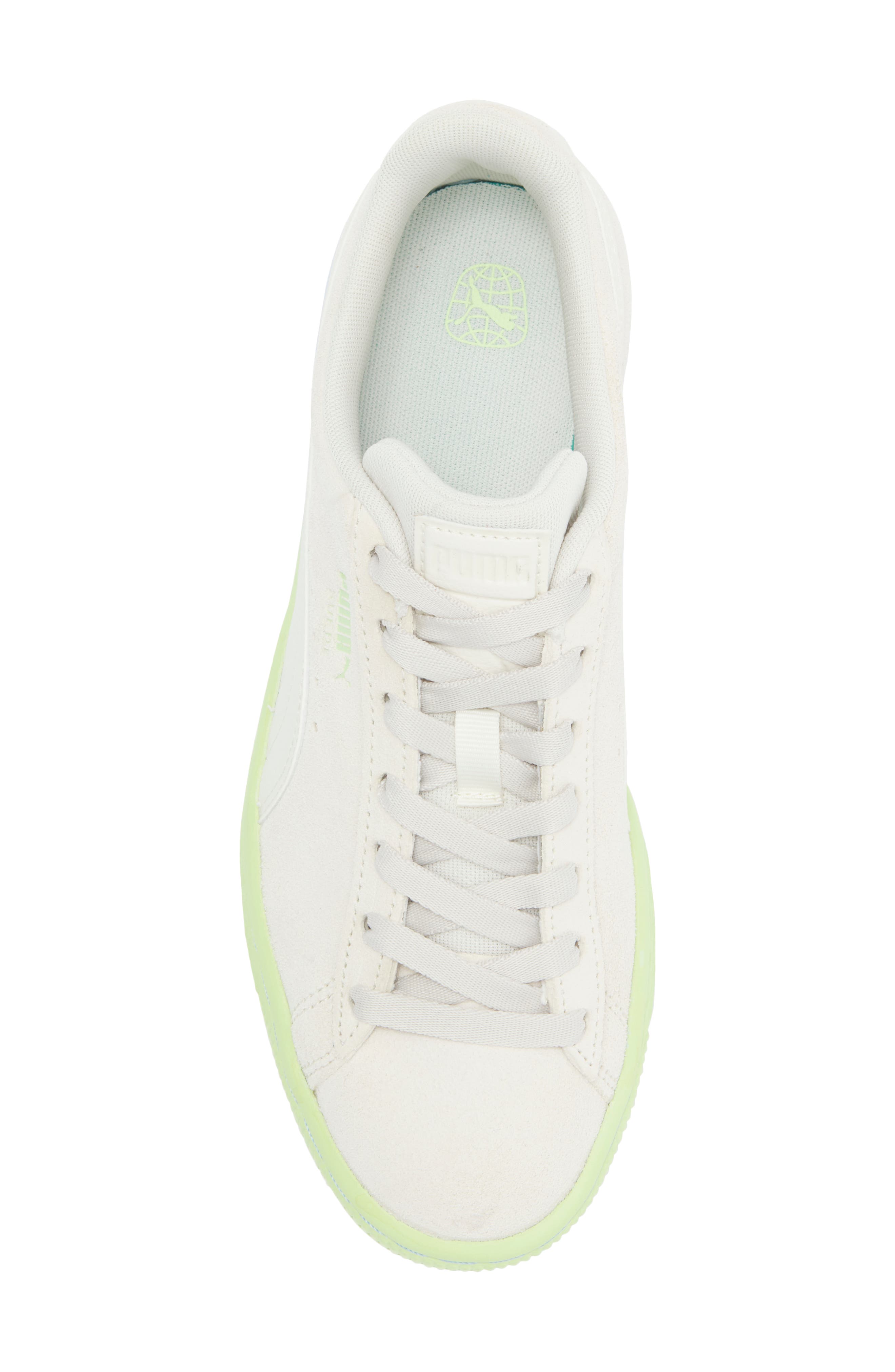 PUMA Classic Beach Days Sneaker, Alternate, color, Warm White-Spring Fern