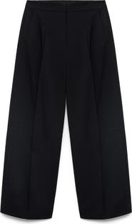 MANGO Pleated Wide Leg Pants