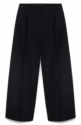 MANGO Pleated Wide Leg Pants