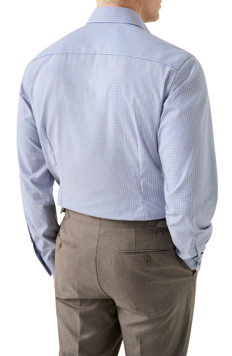 Eton Contemporary Fit Plaid Cotton Dress Shirt, Alternate, color,
